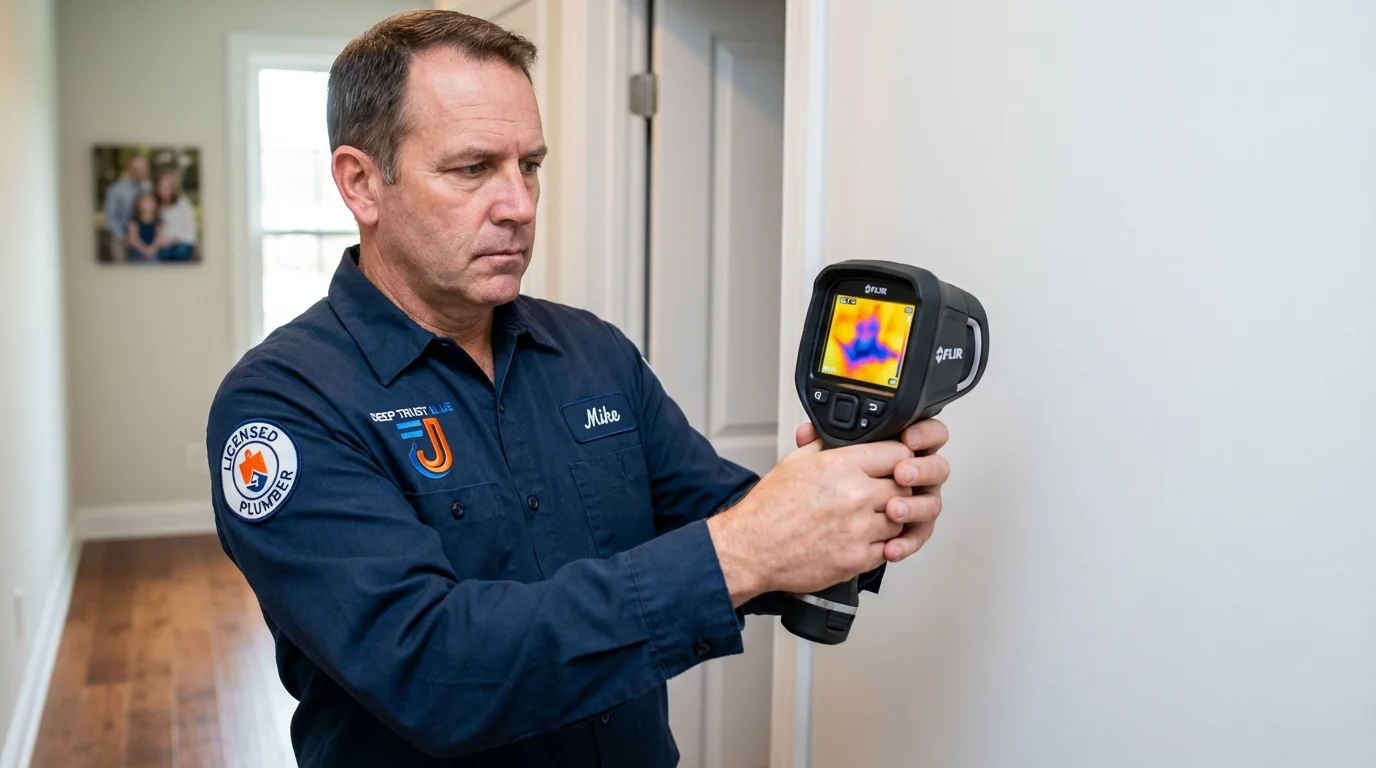 Thermal imaging leak detection by Johns Plumbing LLC in Havre